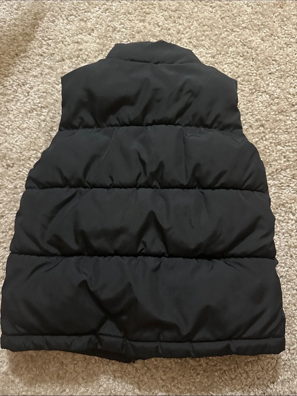 Old Navy Black Quilted Puffer Vest